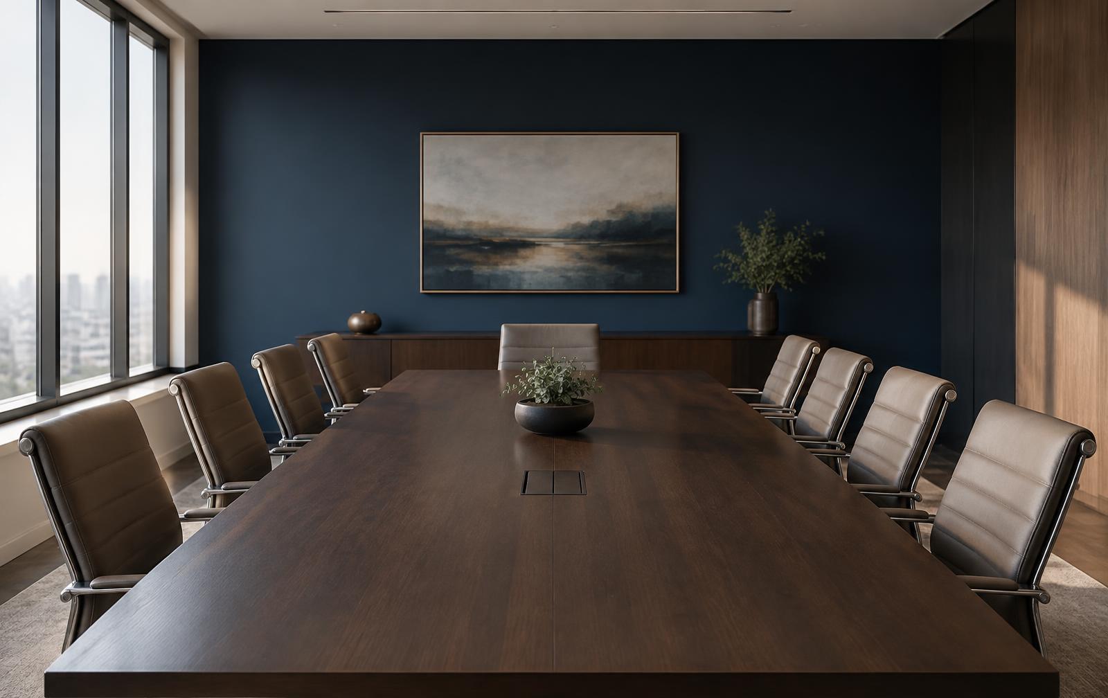 Sala de directorio donde se planifica el sistema de gestión